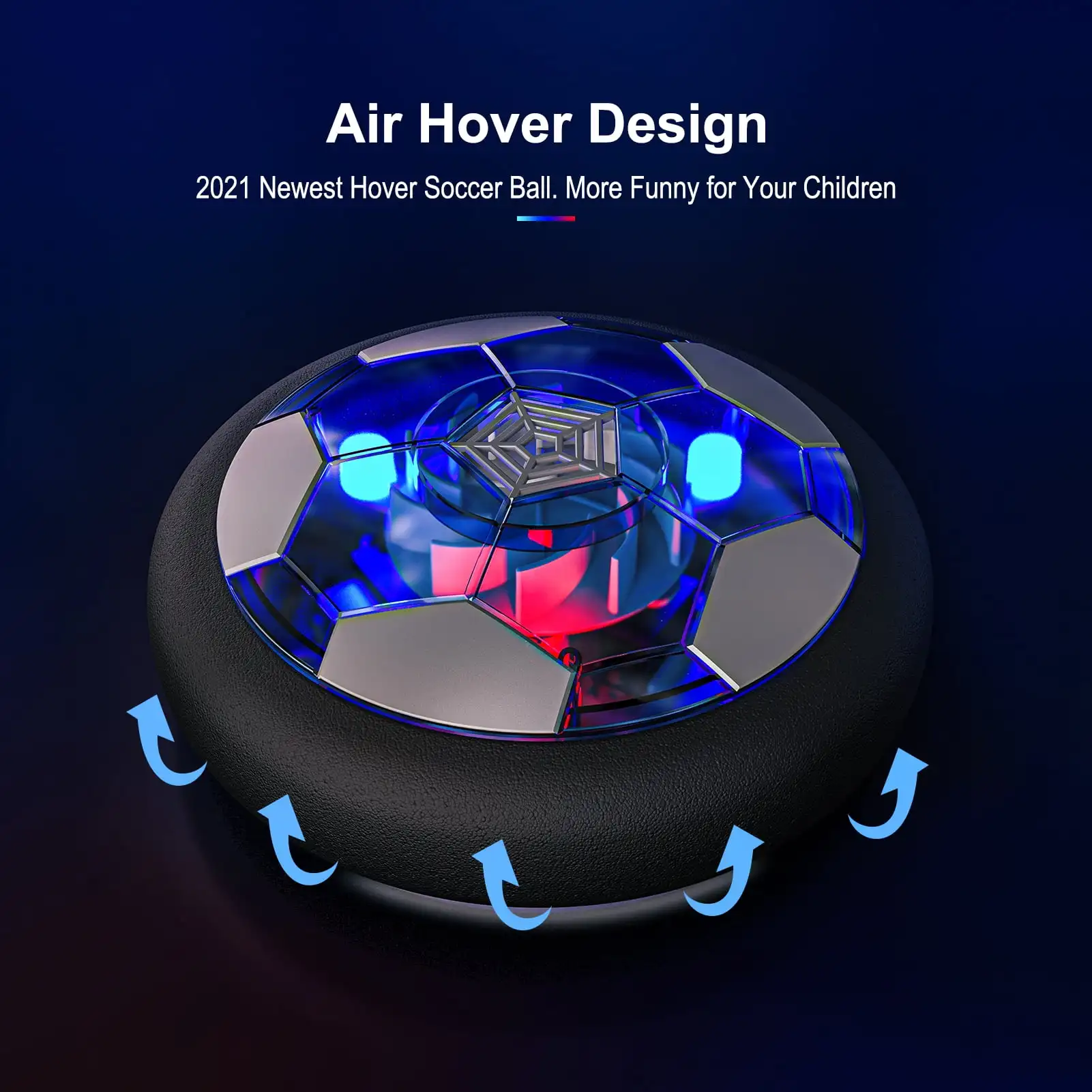 3-in-1 LED Soccer Hockey Bowling Set Indoor/Outdoor Toys Gifts for Kids Boys Girls 3-12 Year Old