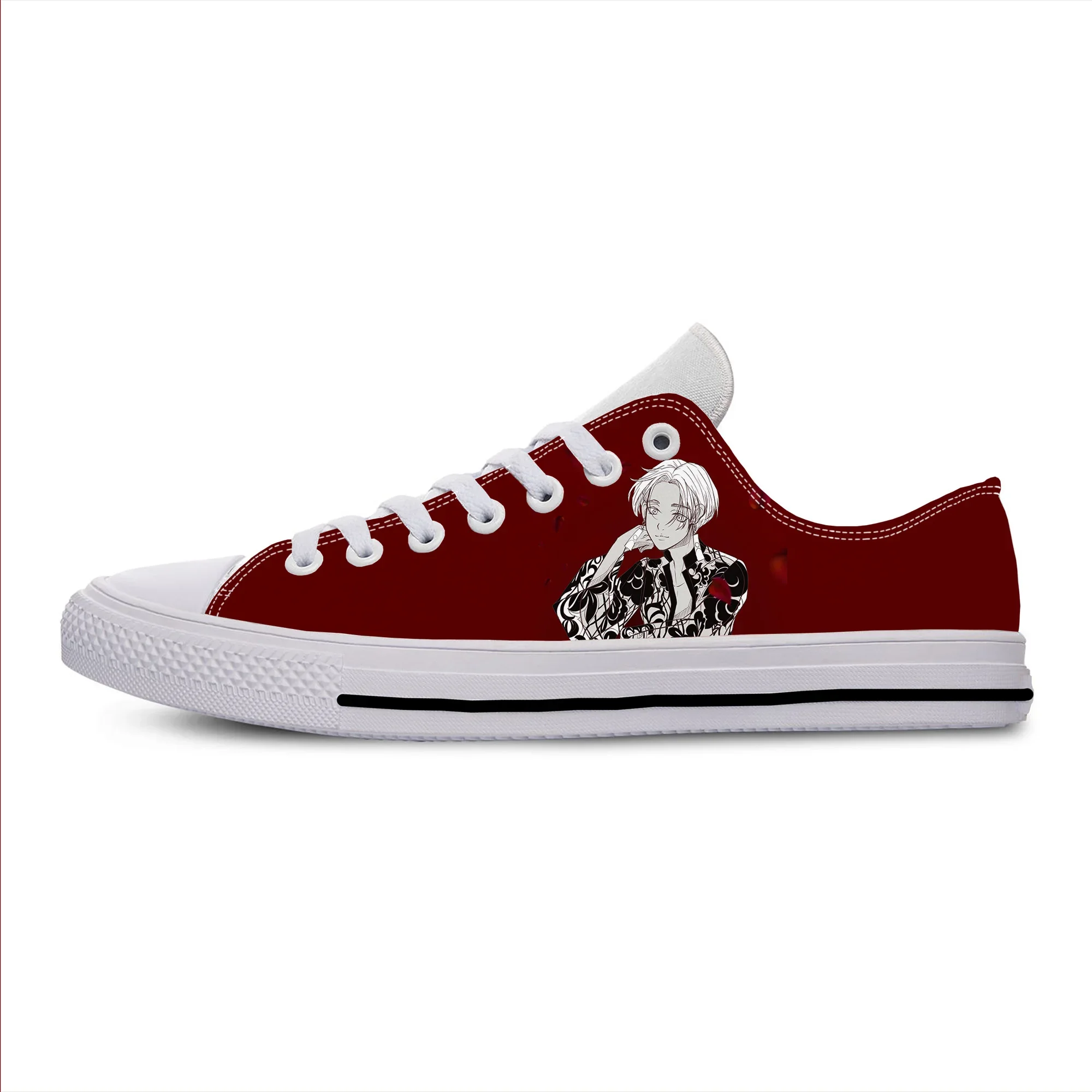 Japanese Anime Tokyo Revengers Kurokawa Izana Cool Casual Shoes Low Top Breathable Board Shoes Lightweight Men Women Sneakers 3