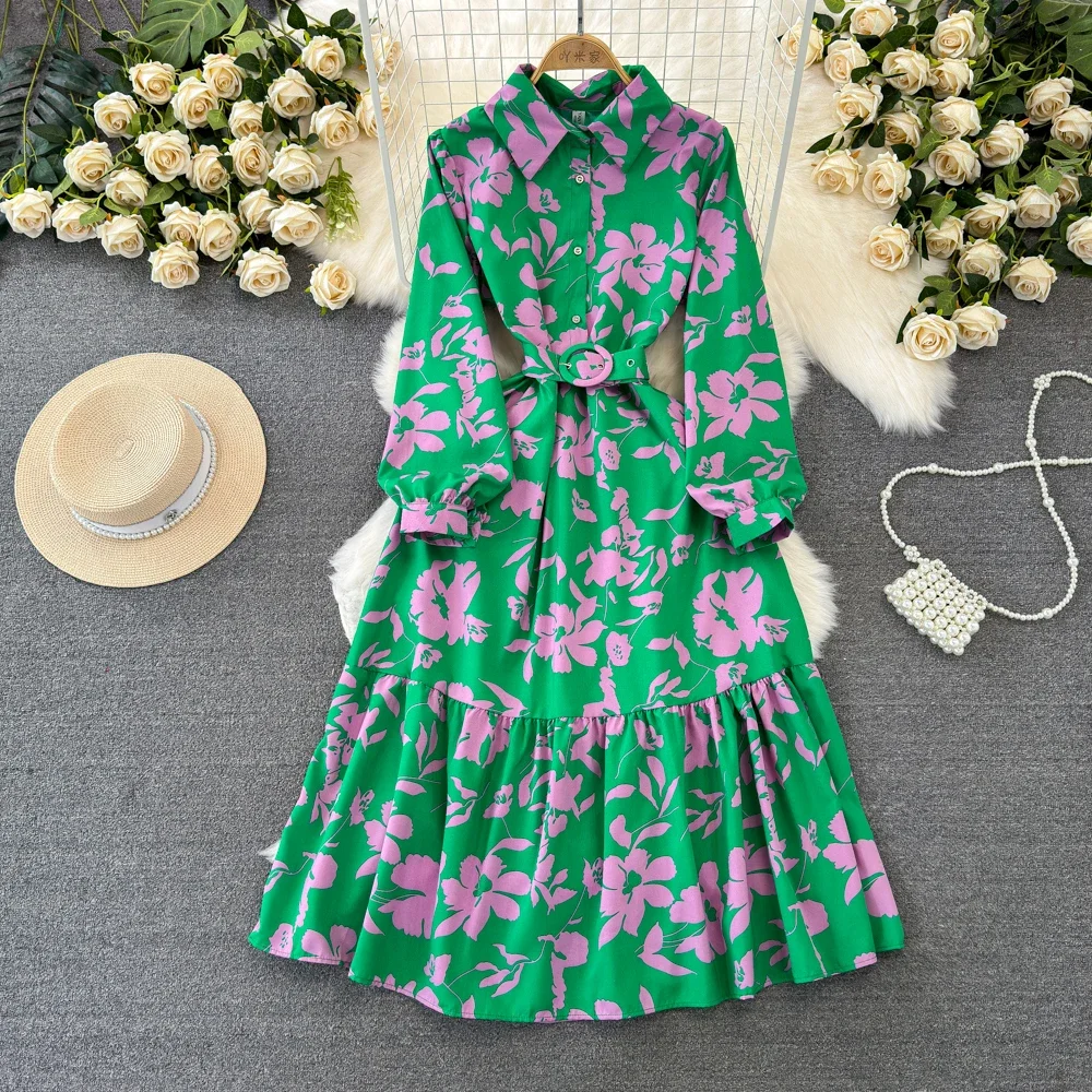 Short sleeve button zip-up high neck maxi dress  | Festival Outfits Women