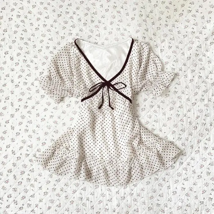 Sexy Spicy Girl 2026 European American Fashion Trend Spot Elegant Temperament Bubble Sleeve Dress Slim Fit Party Daily Versatile