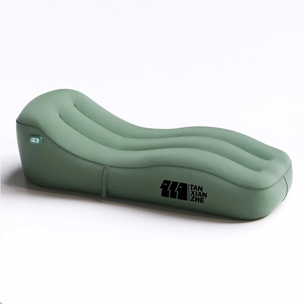 Deluxe Inflatable Lounger with Power Bank - Camping Equipment - Camping ...