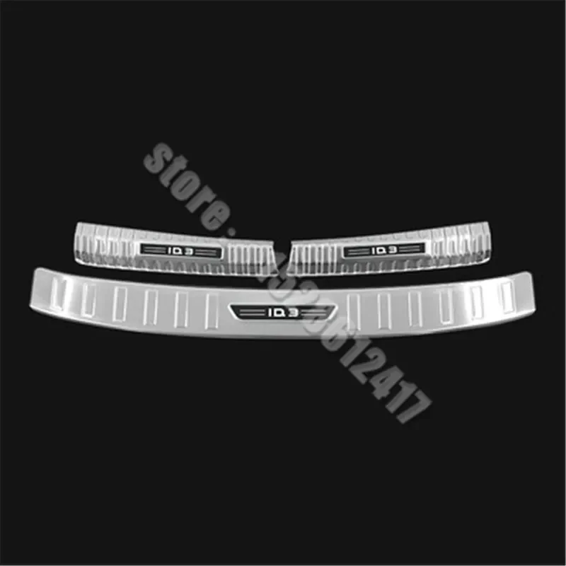 

Защитная накладка на задний бампер из нержавеющей стали для Volkswagen Id.3 Vw Id3 2021-2022, аксессуары