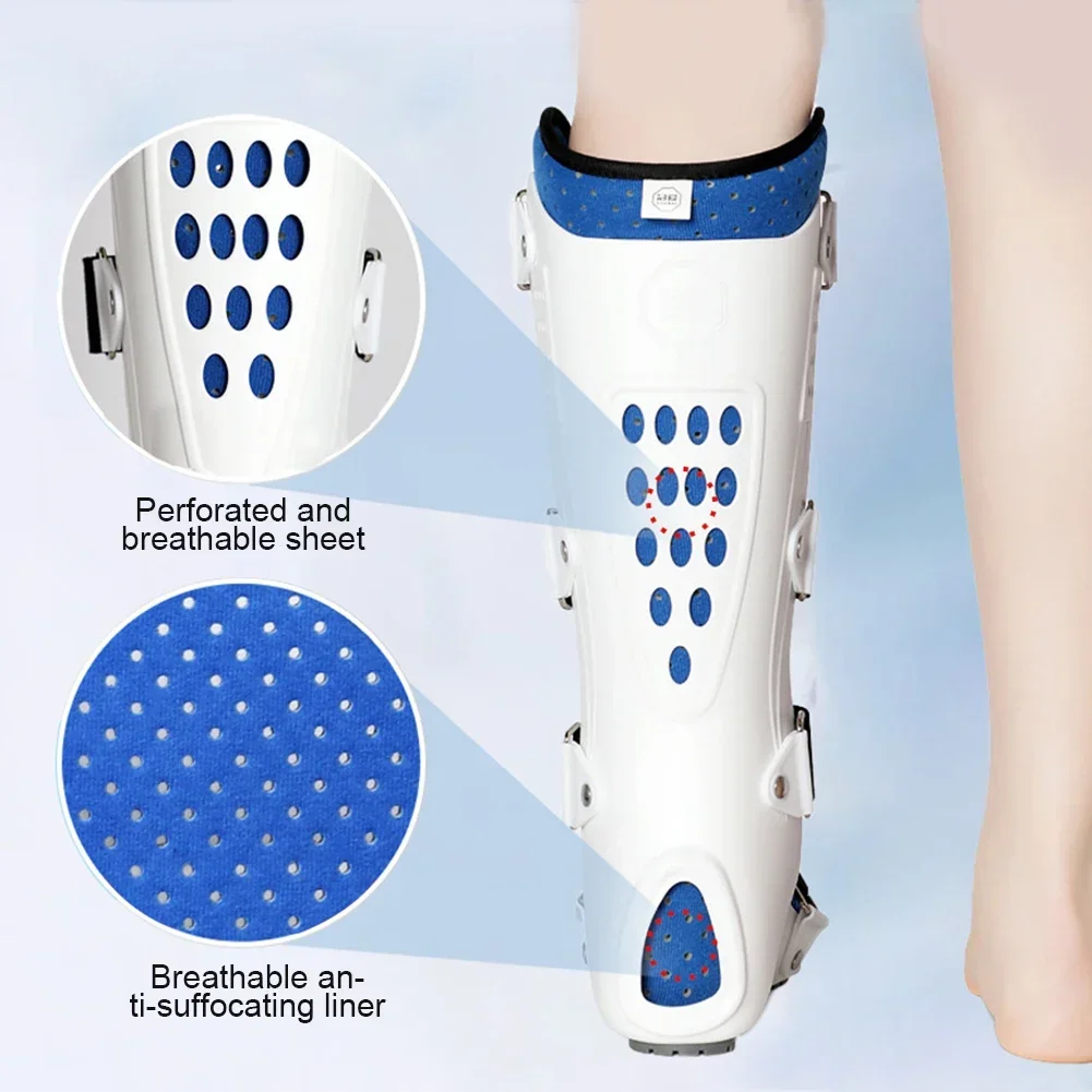 Ankle Support Ankle Straps Fitness Ankle Straps Ankle Support Brace Left & Right Ankle Brace Foot Drop Corrector Ankle Joint Varus Valgus Calf Fracture Fixer Breathable Adjustable Leg Feet Support
