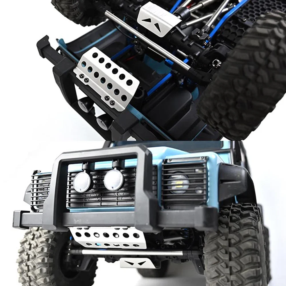 T-POWER RC Car 1/8 H8H Modified and Upgraded Parts Protective Plate Metal Armor Chassis Armor Accessories TP-E0101306