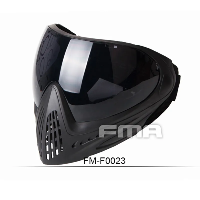 FMA F1 full face mask single layer paintball safety protective mask anti-fog goggle outdoor tactical airsoft equip paintball safety mask