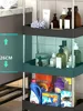 4 Tier Bathroom Shelf Movable Gap Trolley Slim Shampoo Rack with Wheels Shower Rolling Cart Bathroom Accessories No Drill Shelf 3