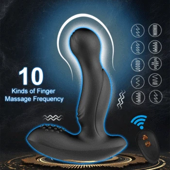 Anal Vibrator Prostate Massager Male Masturbator G-Spot Stimulation Butt Plug 10 Modes Anus Vibrator Sex Toy For Men Couple 4