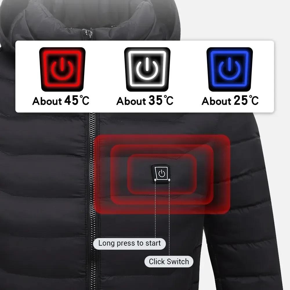 USB Heated Winter Jacket 3