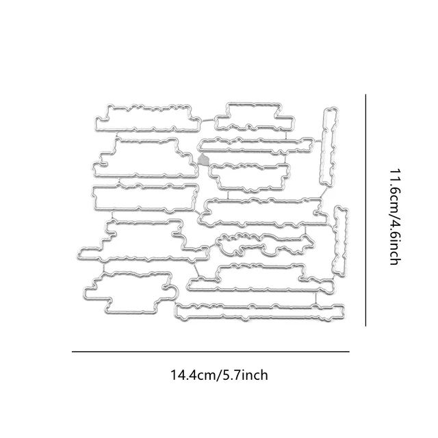 Birthday Sentiments Clear Stamps and Cutting Dies For DIY Craft Making Card Photo Album Scrapbooking Decoration Template Art Dec 2