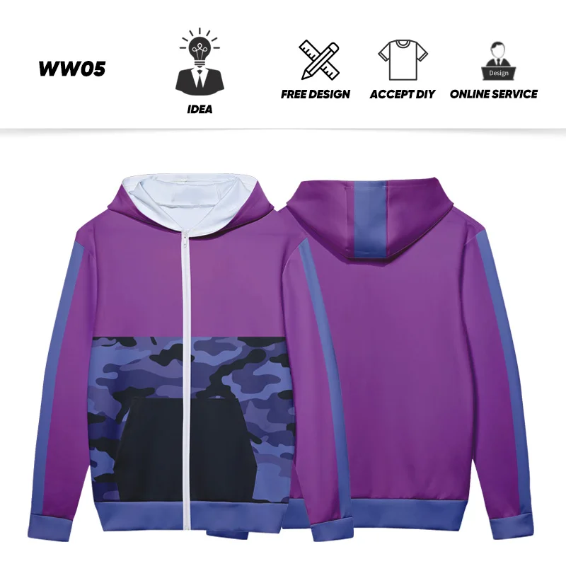 Sudadera con capucha de sublimación para hombre, suéter con estampado DIgital, bordado OEM, Unisex, personalizado, con cremallera completa, WW16, venta al por mayor