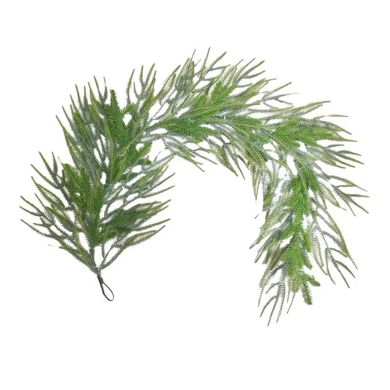

Профессиональная Рождественская зеленая гирлянда, универсальная искусственная Реалистичная сосновая гирлянда, домашнее декоративное зеленое растение, венок