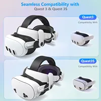 For meta quest 3 and quest 3s head strap Battery Adjustable VR Accessories Replacement Elite Strap 18W Charging Enhanced Playtim 6