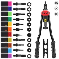 Manual Rivet Nut Gun Household Riveting Tools, Metric M3 M4 M5 M6 M8 M10 M12 Inch 10-24,1/4-20,3/8-16,5/16-18 Riveting Machine 1
