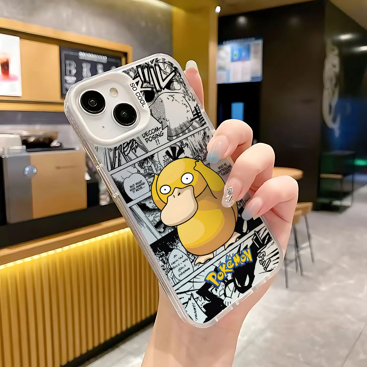 thumbnail image 1 of Funda de teléfono de Anime a prueba de golpes para iPhone, carcasa trasera mate de caramelo para iPhone 15, 14, 13, 12, 11 Pro Max, X, XR, XSMAX, 8, 7 Plus, 1 of 5