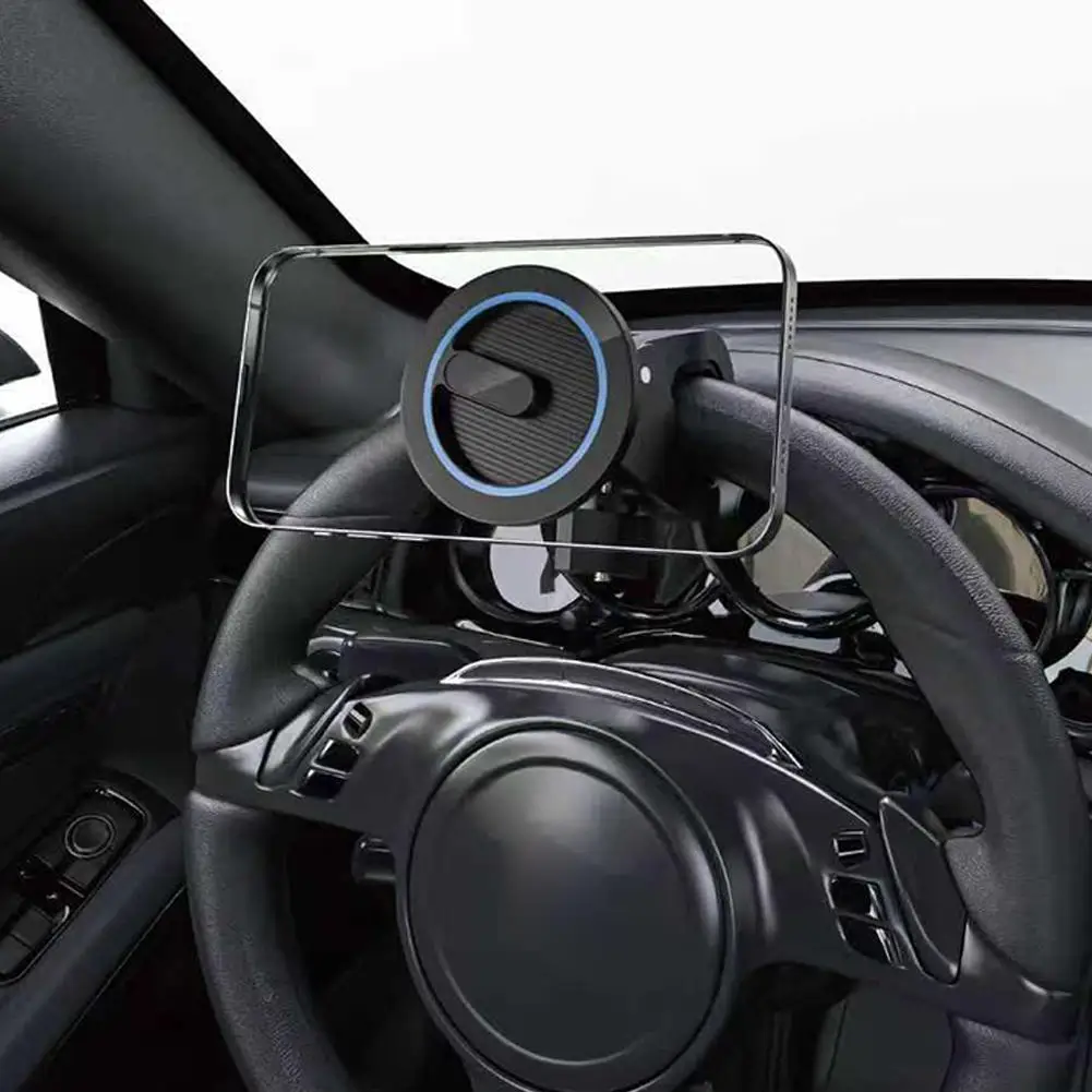 Magnetic Bike Phone Holder - Removable GPS Handlebar Mount for Bicycles, Electric Scooters, and Motorcycles
