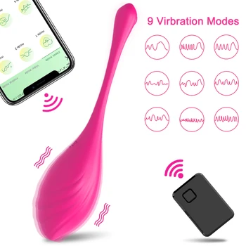 APP Bluetooth Female Vibrator for Women Clitoris Stimulator Wireless Dildo Remote Control Love Egg Sex Toys for Adults 3