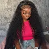 40 42 Inch Curly Lace Front Human Hair Wigs For Black Women Pre Plucked Transparent 13x4 Deep Wave Frontal Wig 13x6 Hd Lace Wig 1
