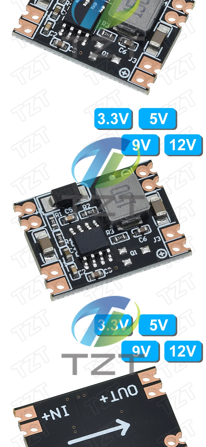 DC-DC 3A Buck Step-down Power Supply Module 5V-12V 24V zu 5V 3,3 V 9V 12V Feste Ausgangs Hohe-Strom für arduino – Detail 7