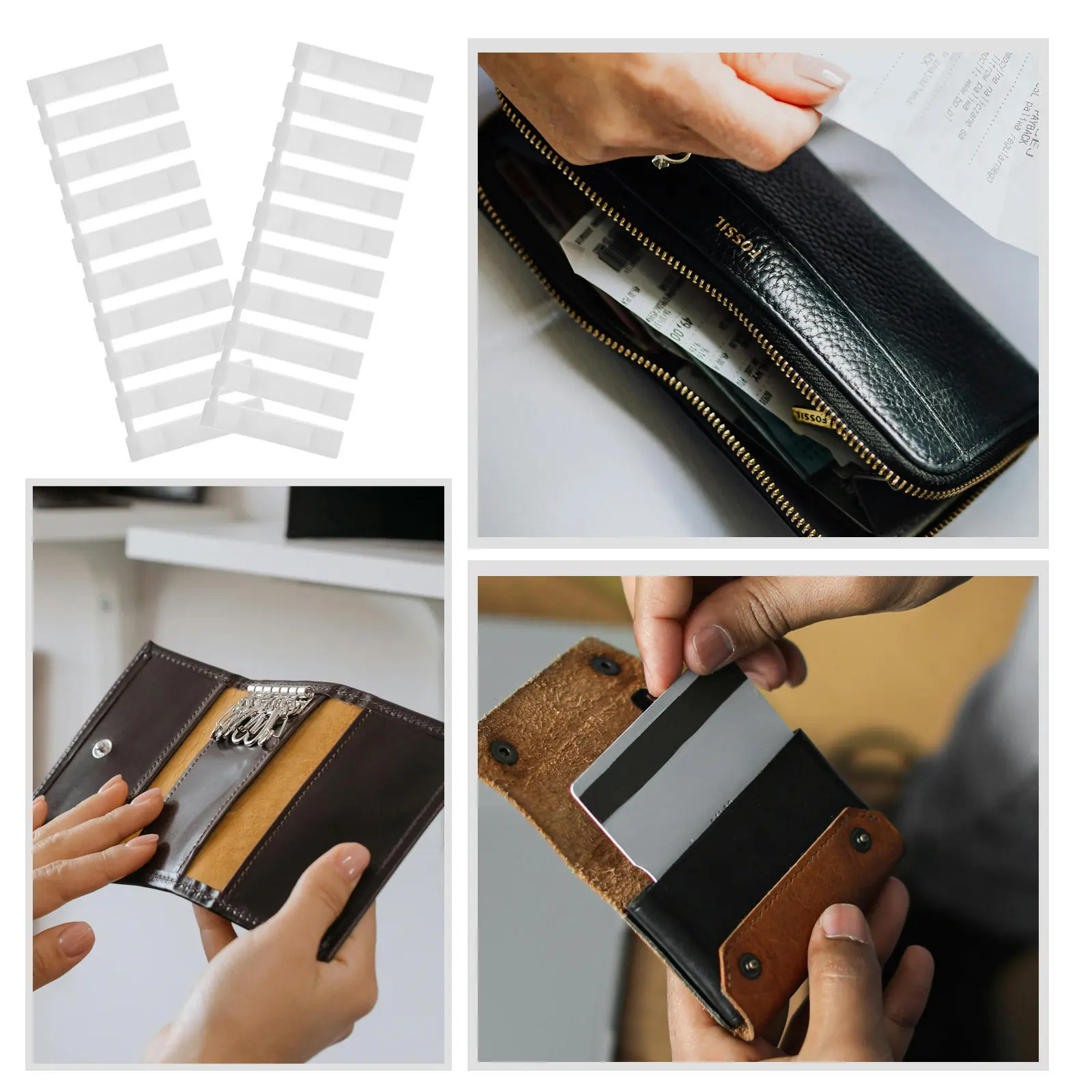 은행 카드용 블랭크 실링 스트립, 금융 보안 및 개인정보 보호를 위한 범용 플라스틱 스트립, 이벤트 출입용