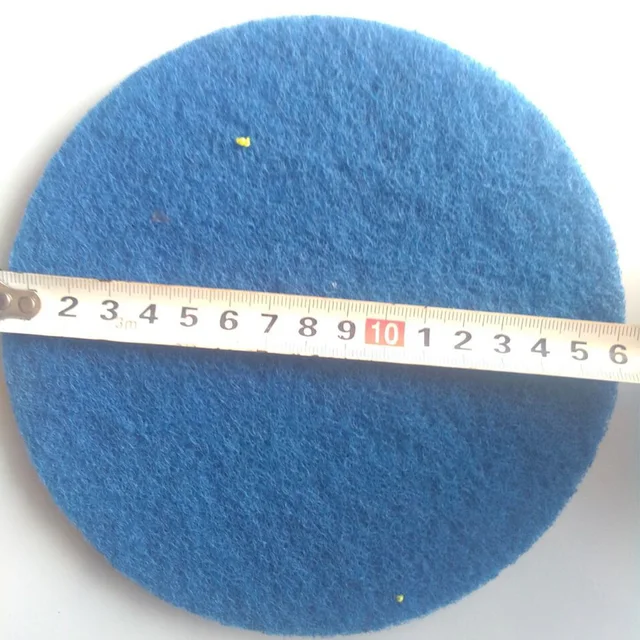 2 Darab Forgó Elektromos Mopok Csere Párna Kerek Alakú Szőnyegtisztító Szerszám Cseréje Párnák Nappali Kék - Image 4