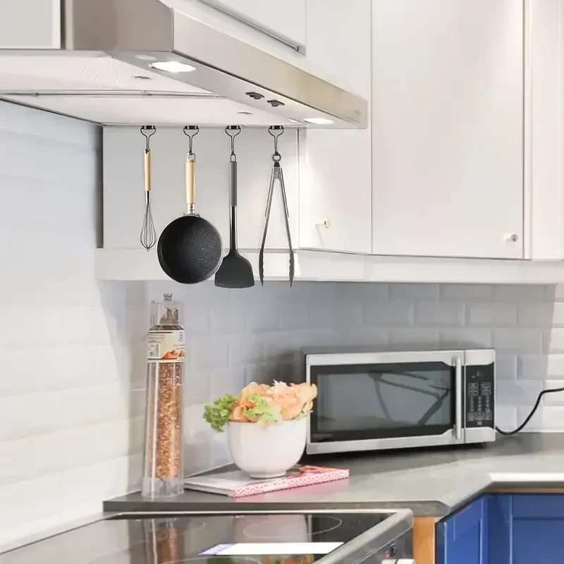 Magnetic Hooks 4Pcs Heavy-Duty Swivel Neodymium Magnets Multipurpose Hanging Solutions for Home