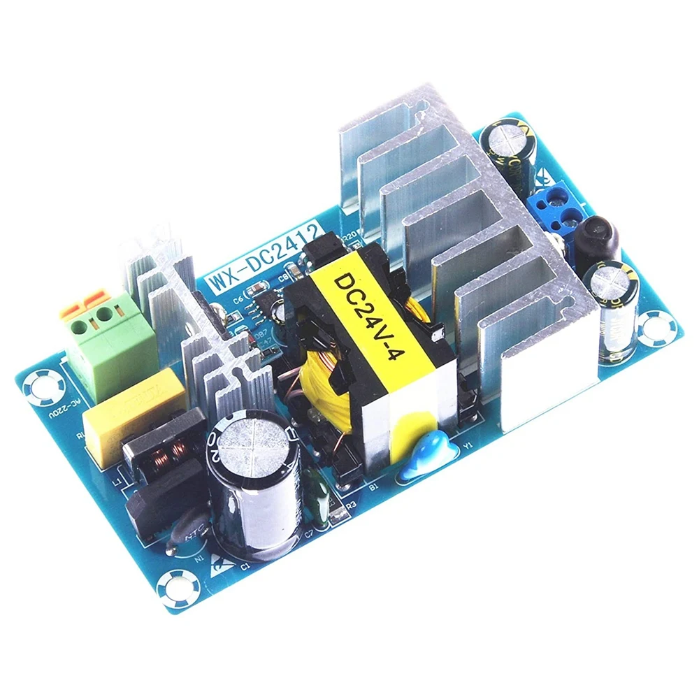 ABUOFor Power Supply Module DC 24V 4A 6A to AC 110V 220V Switching Power Supply Module AC-DC Board
