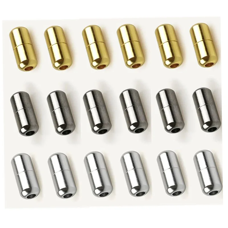 10PcslotElasticLacesClaspsMetalCapsuleLockBucklesTipEndsNo