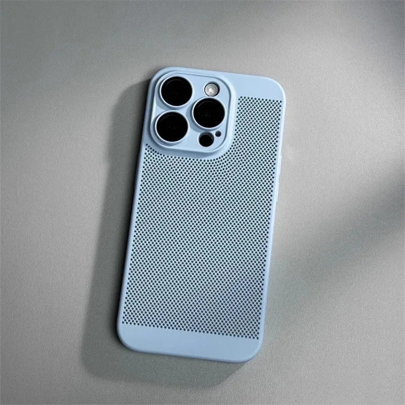 Ultra Thin Honeycomb Mesh Hard PC Case with Lens Protection and Heat Dissipation