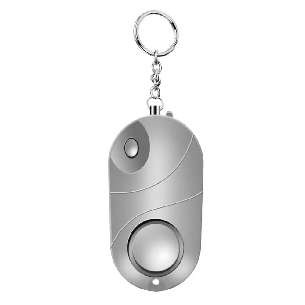 Safe Sound Siren Female Personal Alarm Emergency Self-Defense Security Alarm Keychain LED Flashlight Anti Attack Tool For Women