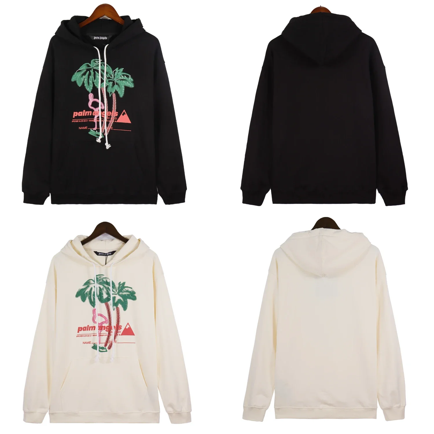 

Angel new high street casual coconut print hooded lovers autumn and winter series of high quality hoodie