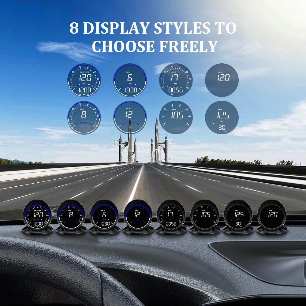 OBDHUD G6 GPS ڵ HUD  Ÿ 跮,  Ƿ  ˸,  ڵ ,  ÷