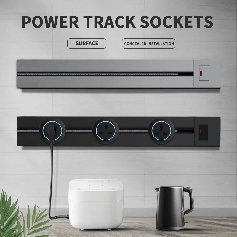 Hidden Countertop Power Strip with On/Off Switch 1