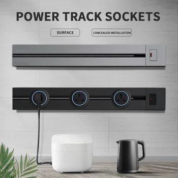 Hidden Countertop Power Strip with On/Off Switch 1