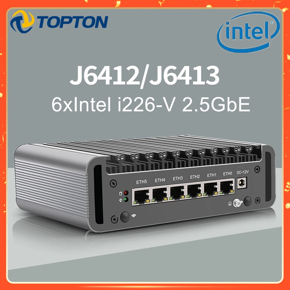 Topton-Firewall-Router-12th-Gen-Intel-Celeron-J6413-J6412-Fanless-Mini ...