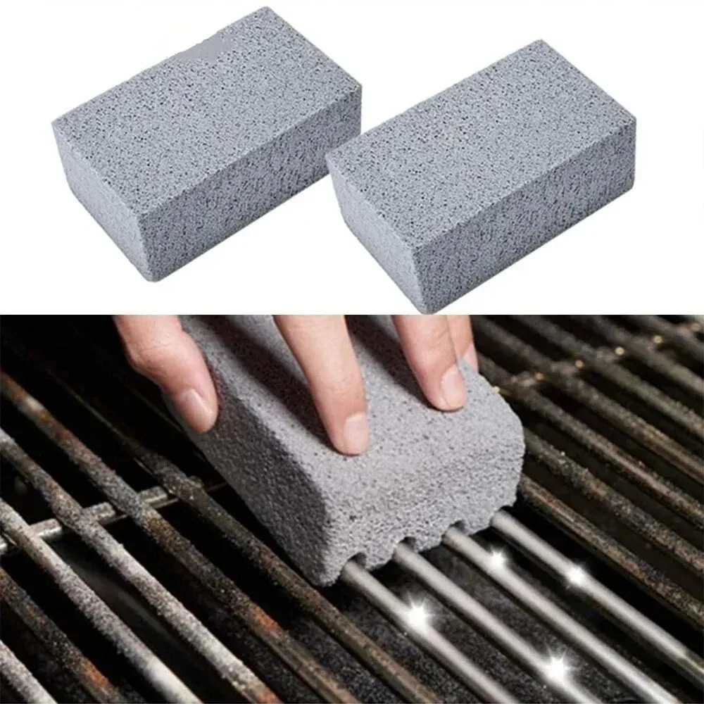 BBQ Grill Cleaning Brick Block Barbecue Cleaning Stone Racks Stains Grease Outdoor Kitchen Oil Stain Brush barbecue cleaning tools grill brush cleaning brushes
