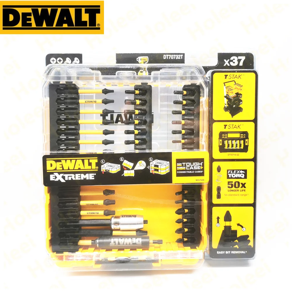 

DEWALT 37PCS Bit Set Phillips Screwdriver Spline Bit PH1 PH2 PZ1 PZ2 T10 T15 T20 T25 T27 T30 T20H T25H Power Tool Accessories