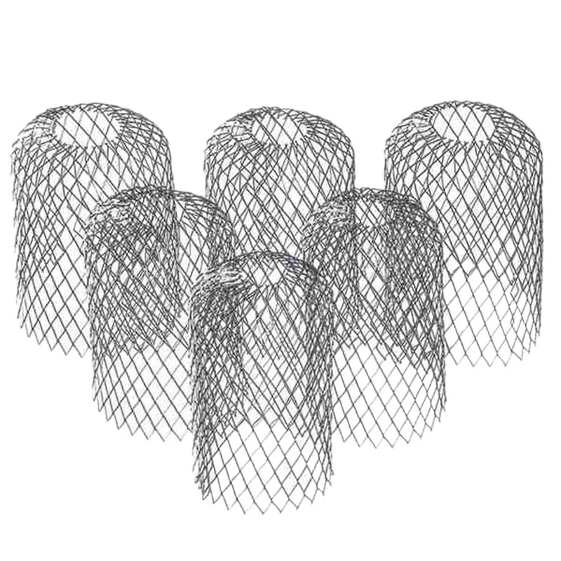 Gutter Covers 6 Pack Gutter Guard 3 Inch Expandable Aluminium Filter Strainer Gutter Downspout Guard For Stopping Blockage Leaves