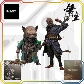 INART Action Black Myth: Wukong 1/12 Destined One - Bambola con accessori sostituibili, modello snodabile, da collezione, regalo decorativo