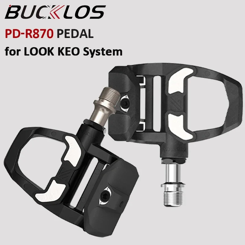 BUCKLOS Road Bike for KEO Lock Pedals Carbon Bicycle Self-Locking