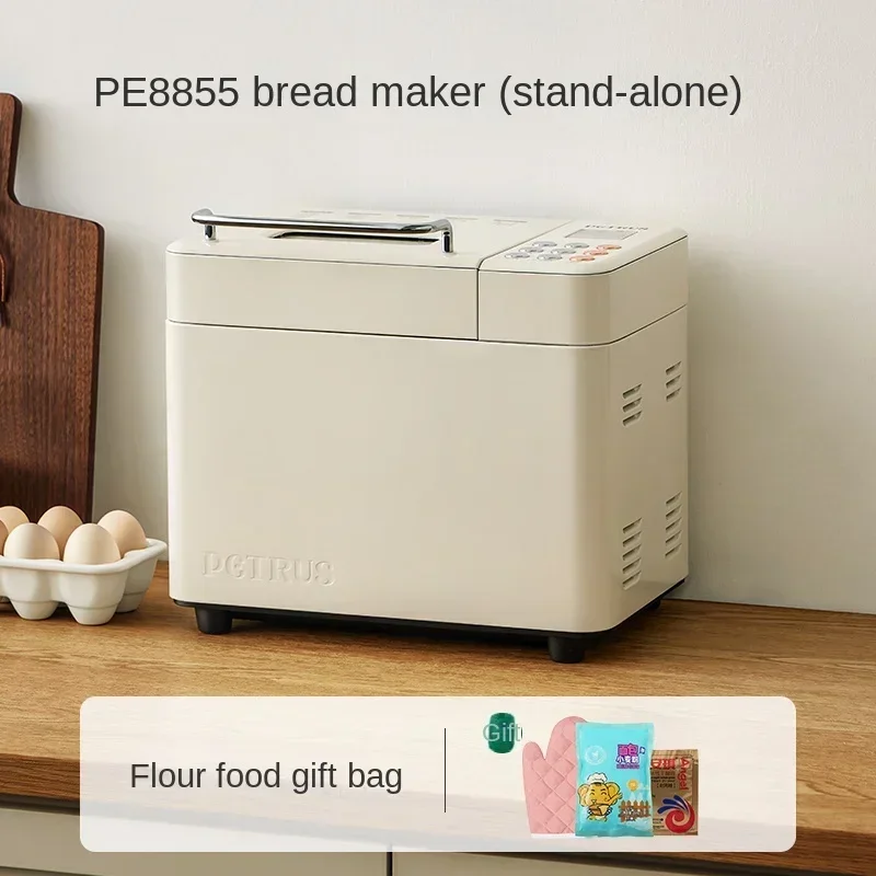 Bread Maker with Multi-functions and Automatic Kneading, Fermenting, and Toasting-Petrus PE8855 220V