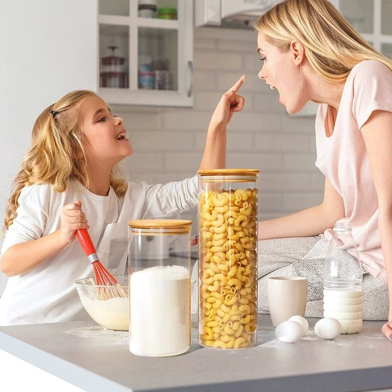 Noodles Sealed Can Kitchen Storage Organization Food Grade Plastic Box