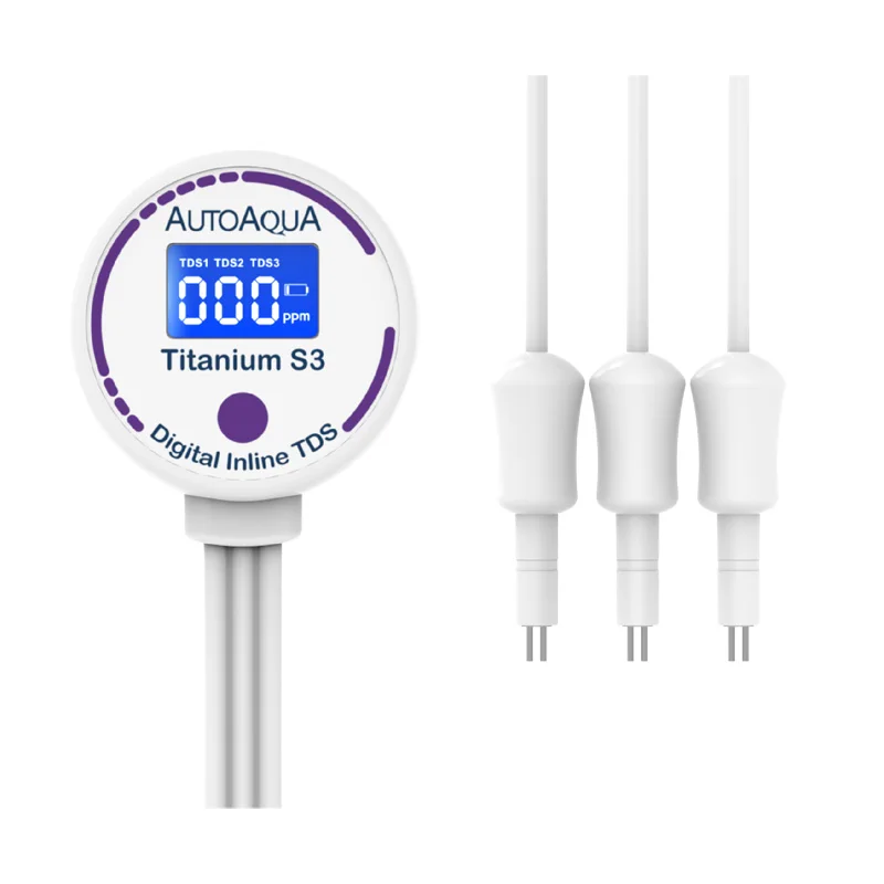 AutoAqua Aquarium Smart TDS Test Monitor TDS Display Connected to RO Water Outlet Water Quality water quality meter aquarium water quality testing agent
