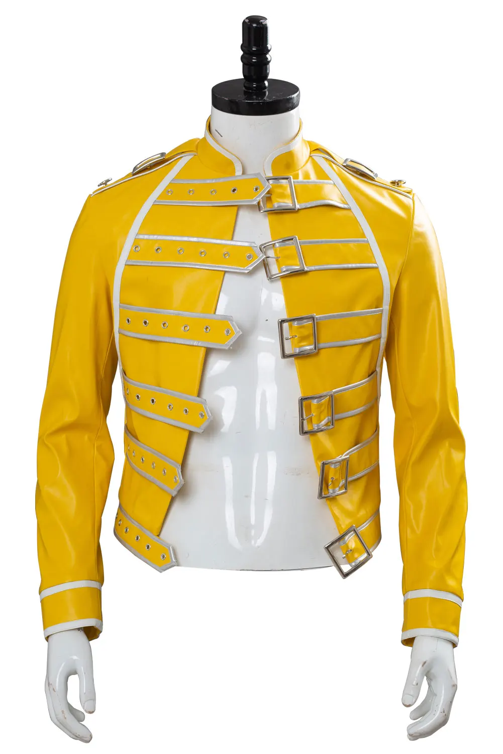 Freddie Mercury Yellow Jacket Comic-con Party Cosplay Costume Coat