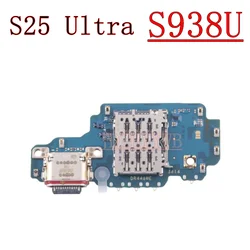 Enhanced USB Charging Port Board with Loudspeaker, Earpiece, Power and Volume Controls, LCD Signal Connector, and Main Motherboard Flex Cable (S25ultra S938U)
