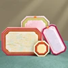 Palace Wind Belt Cover Jewelry Creative Tray Jade Jewelry Display Tray Dustproof Ring Bracelet Storage Tray 2