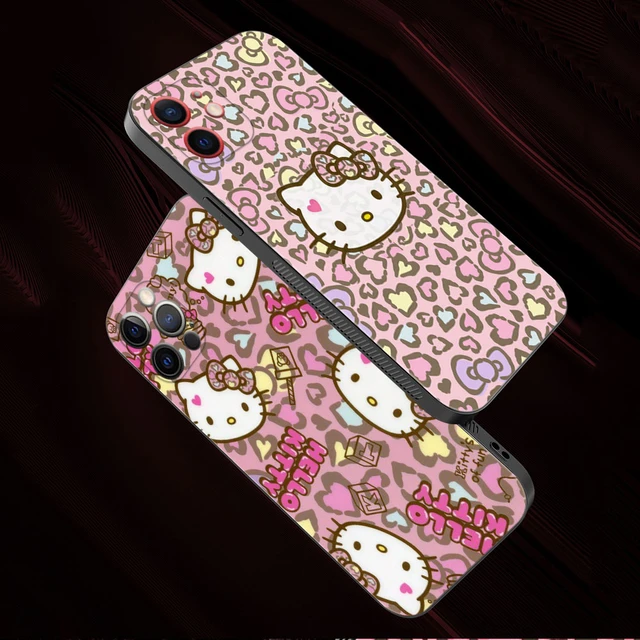 LOUIS VUITTON LV PATTERN LOGO HELLO KITTY iPhone 12 Pro Max Case Cover