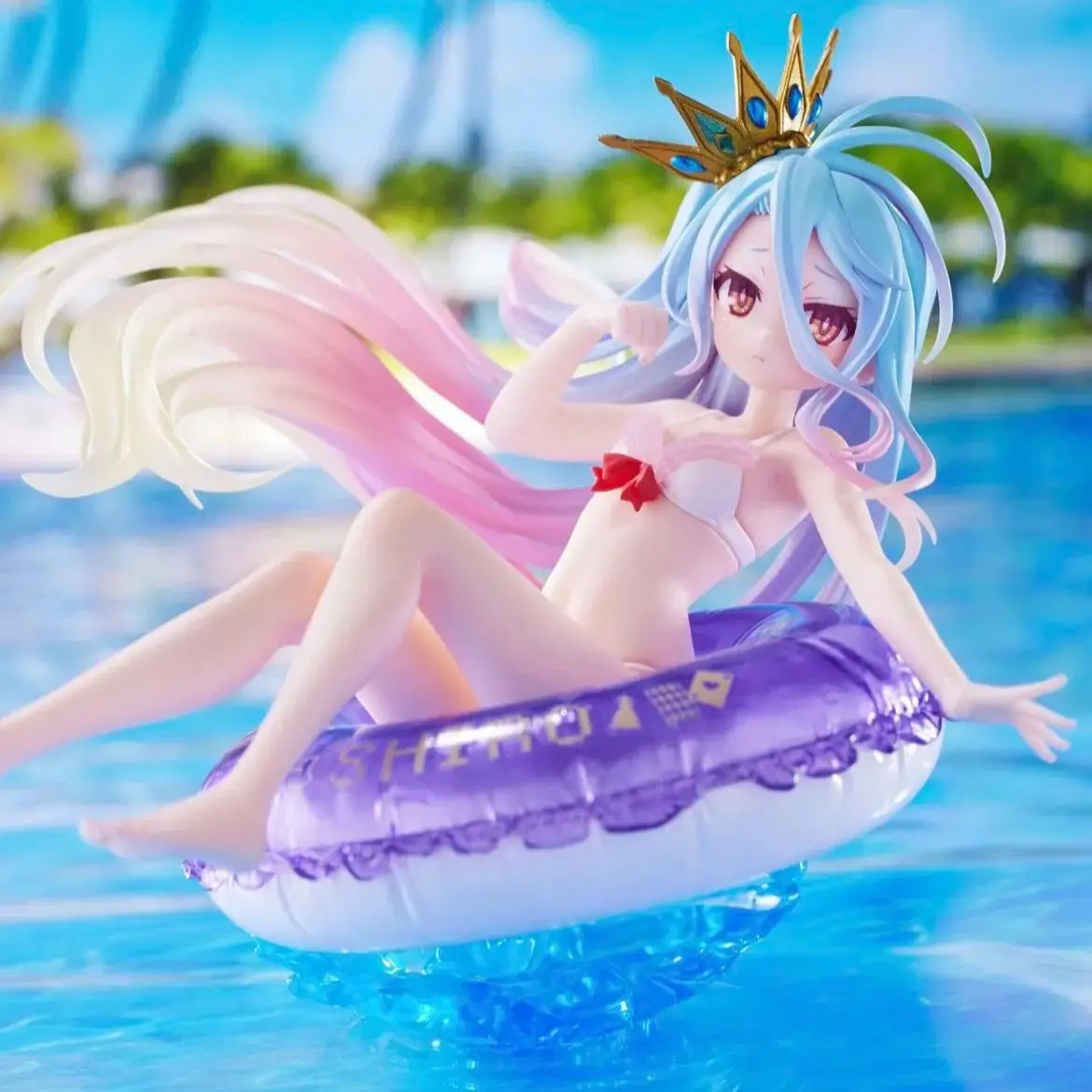 

Juai оригинальный Taito AFG NGNL No Game No Life Shiro купальник ПВХ экшн-фигурка модели куклы игрушки