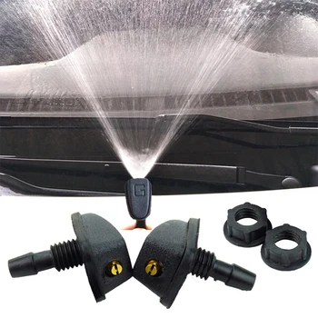 자동차 앞 유리 와이퍼 와셔 스프레이 노즐 2 개, 미쓰비시 Asx Lancer 10 9 Outlander EX Pajero Sport Eclipse Carisma Galant