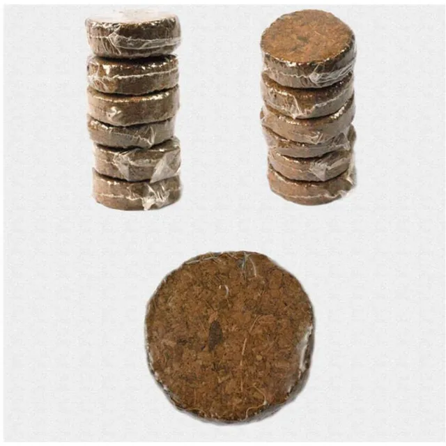 20G (2Db) Kókuszdiószálas Kókuszpellet Tápanyag Talaj Könnyű Növényi Sűrített Alapkert - Image 3