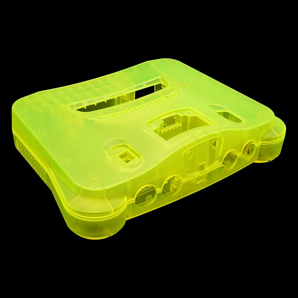 Substituição de Plástico Shell para N64 Console Case Translúcido para Nintendo 64 Habitação Transparente Game Box Shell para N64 Case - Image 3